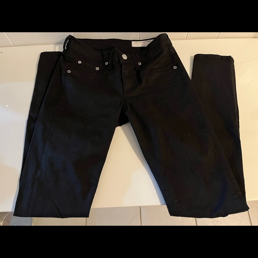 2 Rag&Bone skinny jeans/pants size 25 super cute.